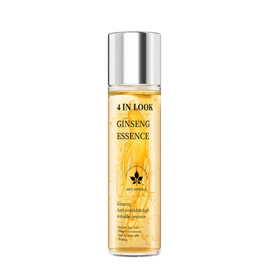 [4inlook official]Natural Ginseng Anti-Aging Hydrating Essence Water – 100% Wild Ginseng from Himalayas, Deep Moisture & Wrinkle Care for All Skin Types    Firming Skincare Serums Moisturizer Gentle